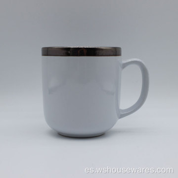 Tazas de café de gres 12 oz cerámica